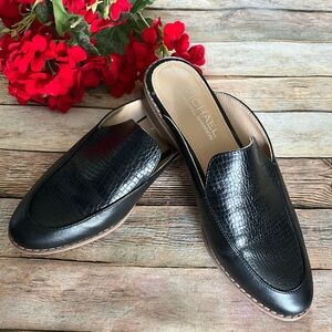 Michael by Michael Shannon Black Chrisley Slip On Mules Size 6.5